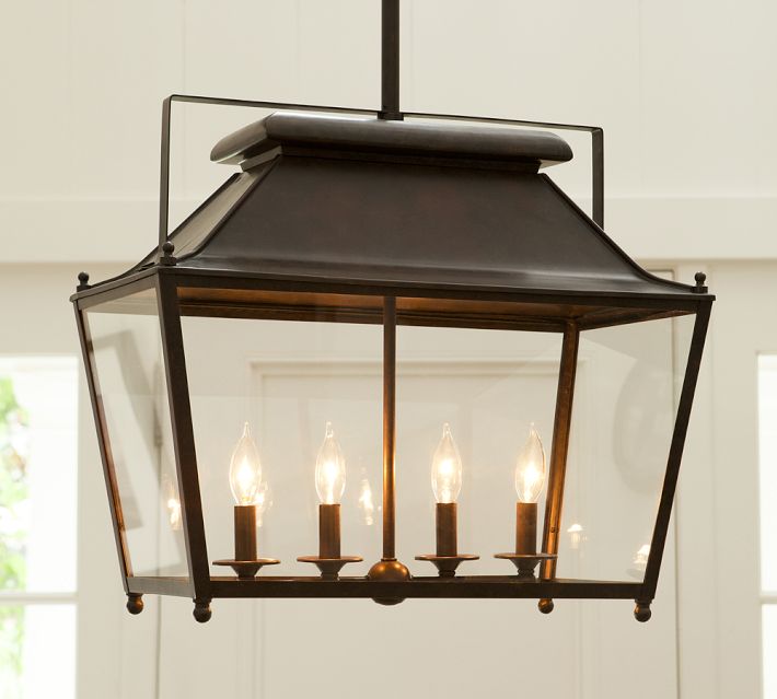 Choosing a Hanging Lantern Pendant for the Kitchen Driven by Decor