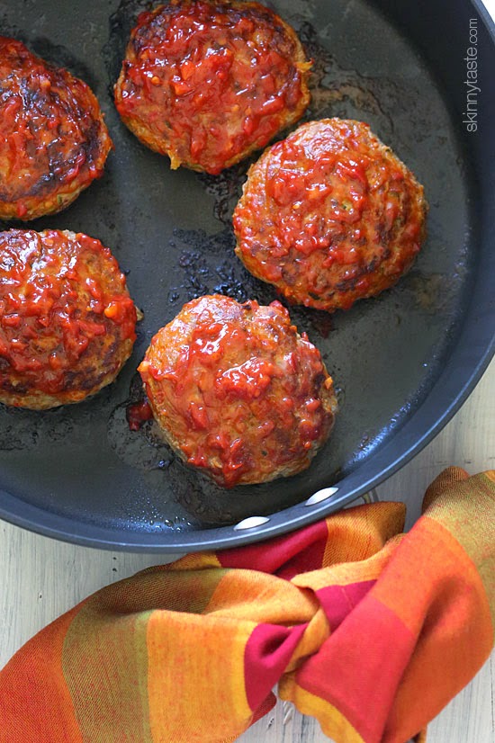 Skillet Harissa Turkey Meatloaf Skinnytaste