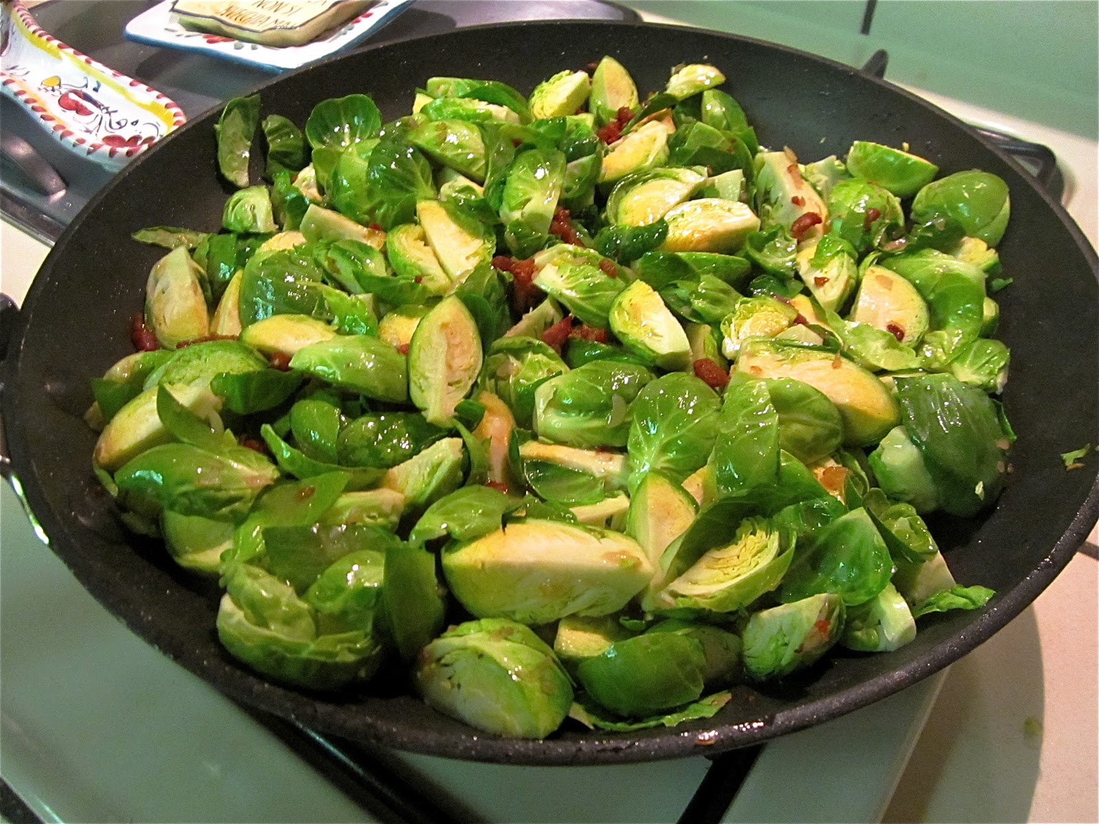 Pardon My Crumbs Recipe Brussels Sprouts, Crispy Pancetta & Shallots