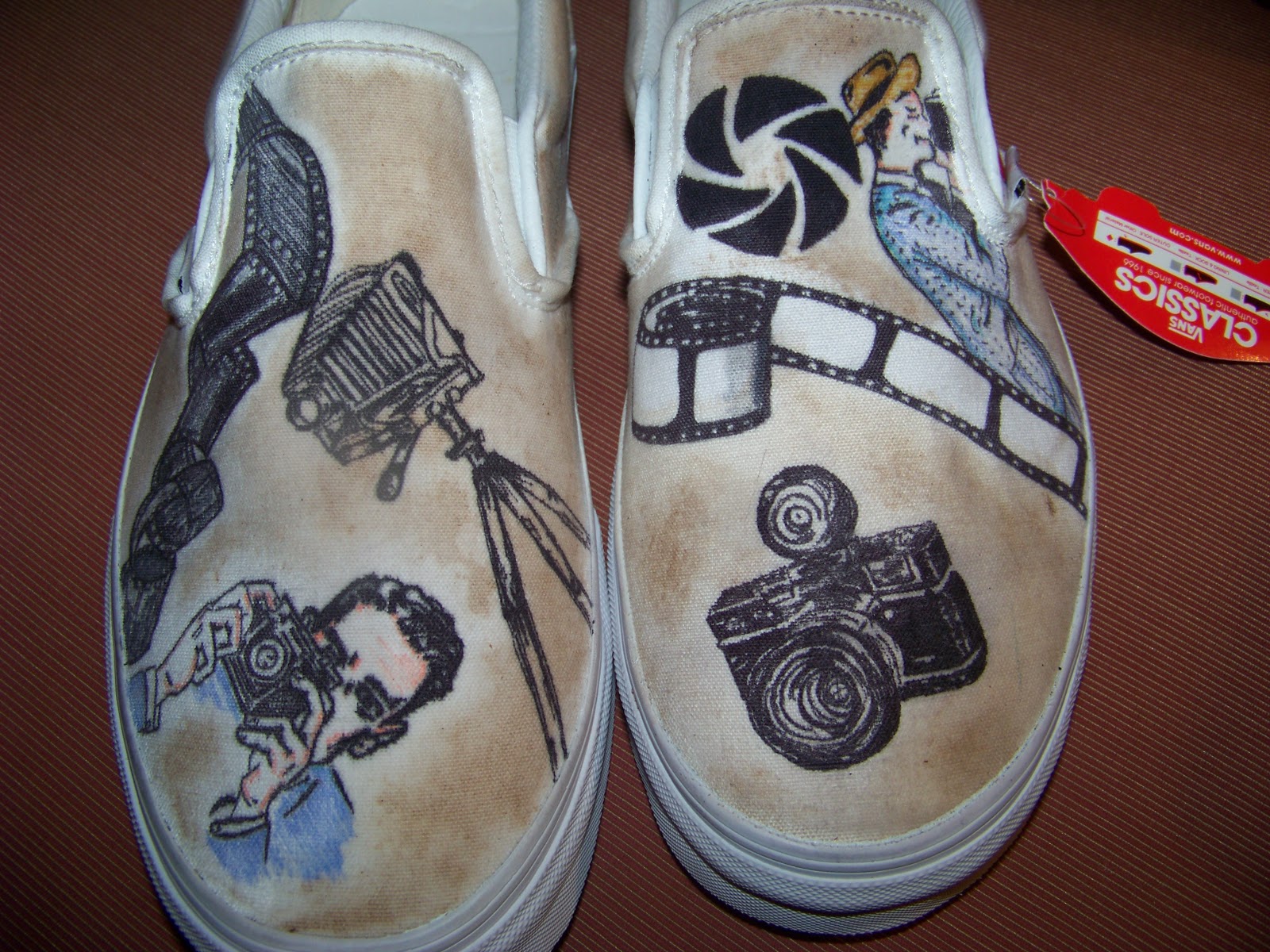 vans shoe art