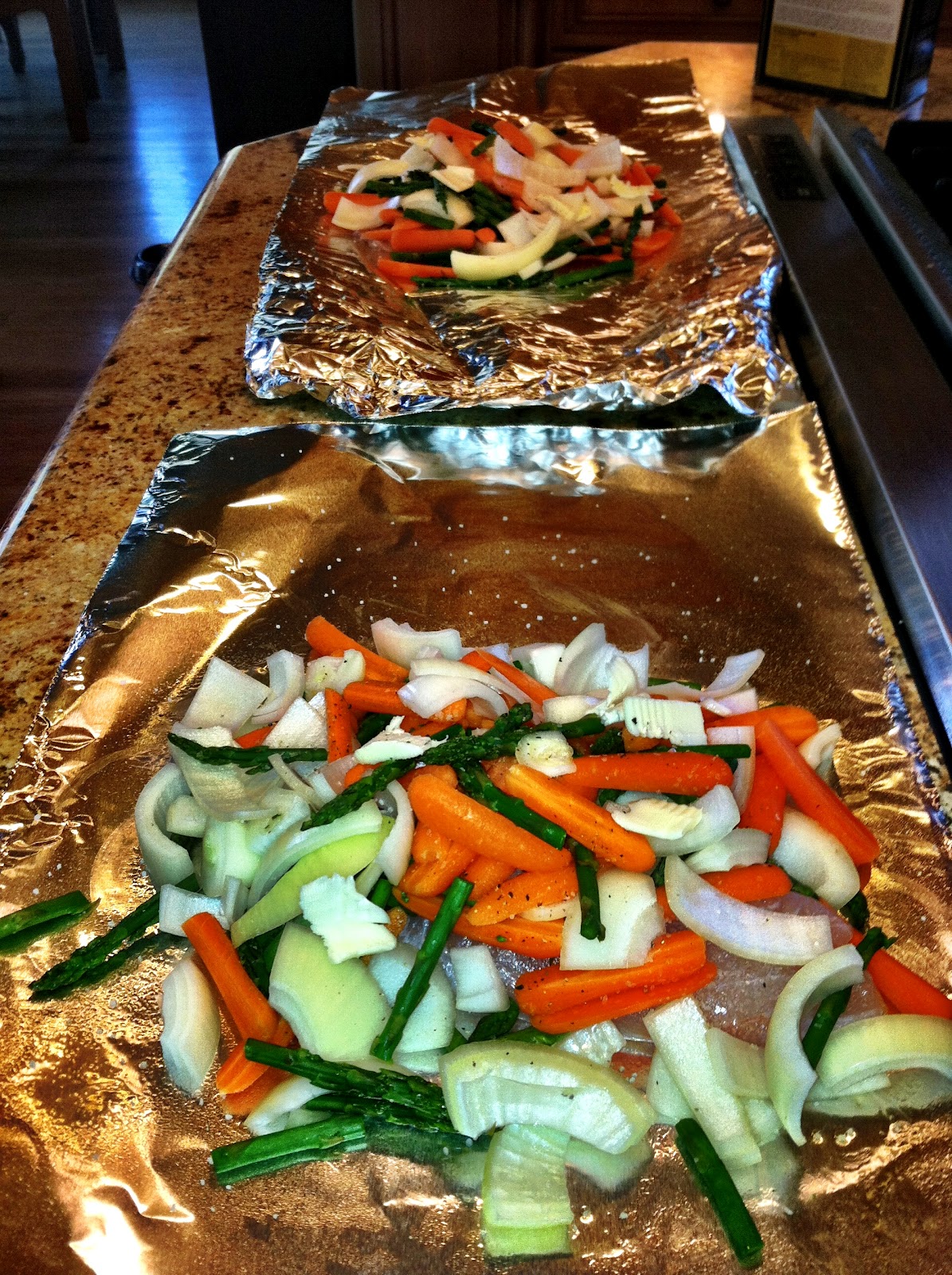 Cookin' in Heels Tinfoil Grilled Tilapia