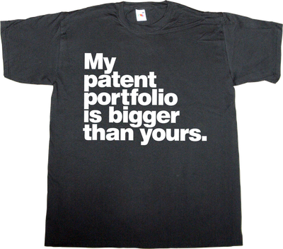 patent dispute useless patents useless lawsuits useless copyright war apple google motorola t-shirt ephemeral-t-shirts