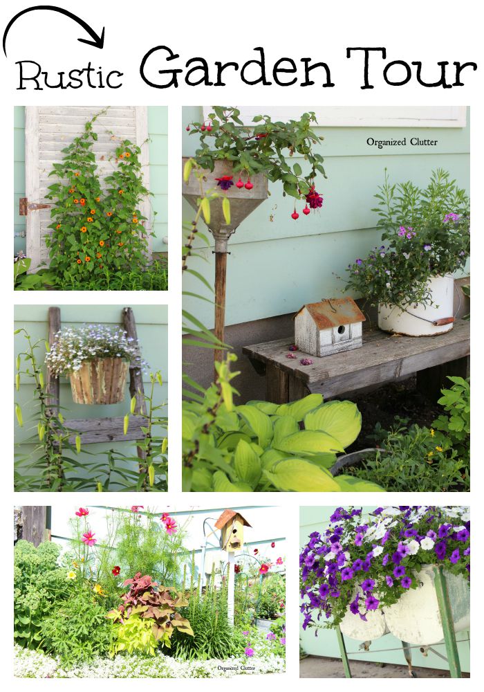 my friend danitas rustic garden decor organized clutter