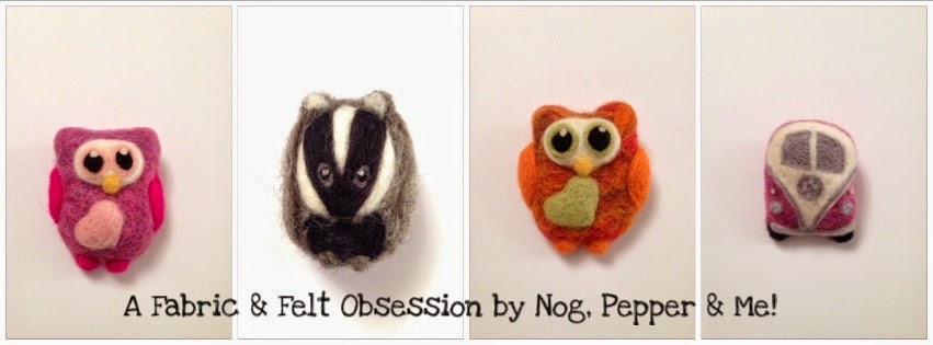 A Fabric & Felt Obsession by Nog, Pepper & Me!