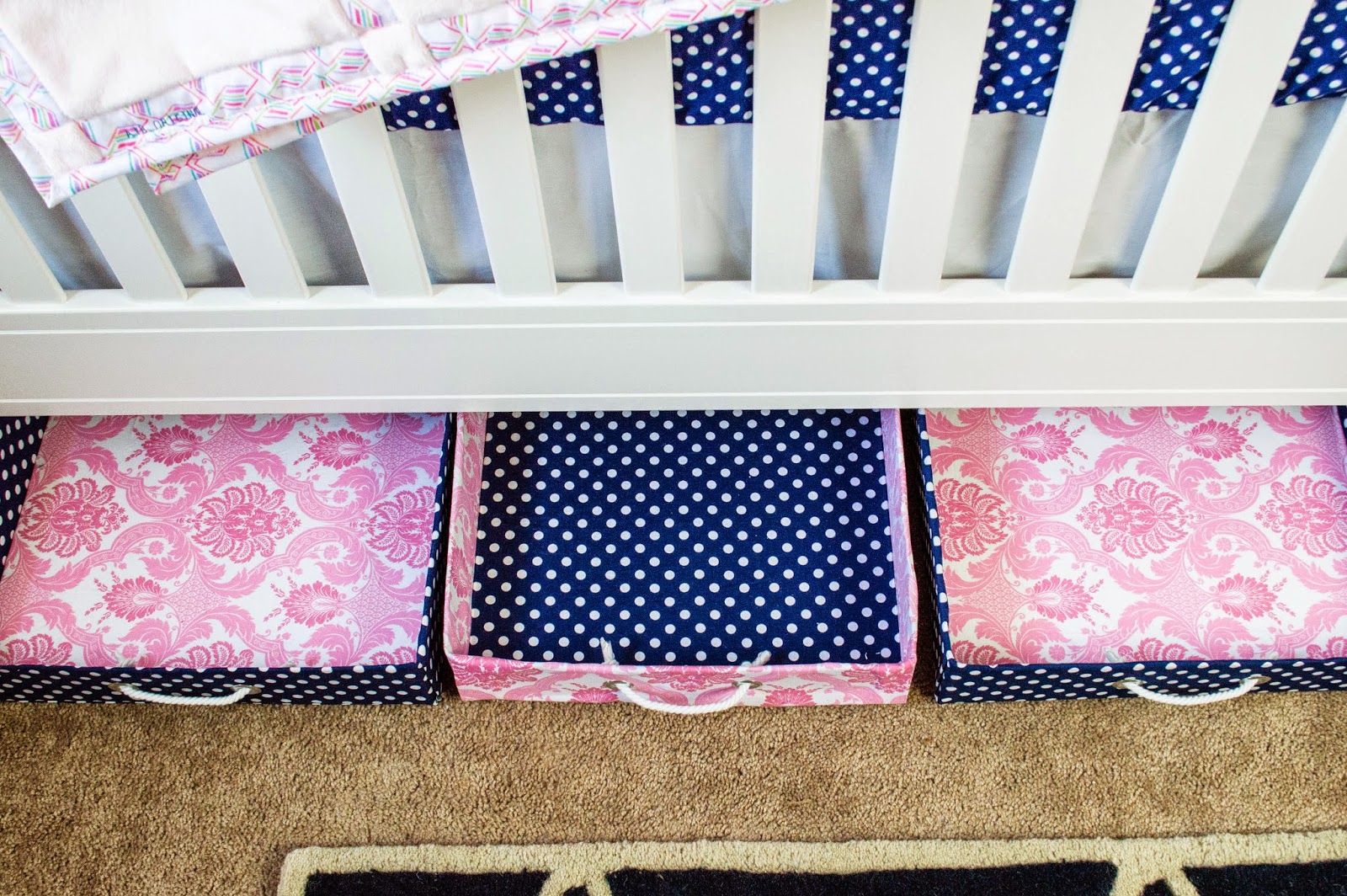 Entertaining Grace DIY Fabric Covered Storage Boxes