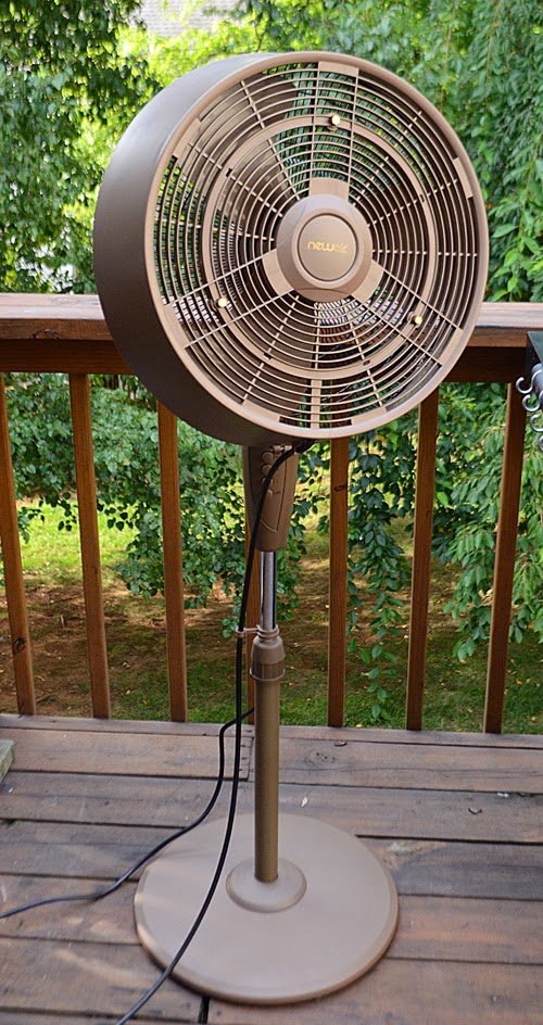 Product Review Surprising Grilling Accessory NewAir Outdoor Misting Fan