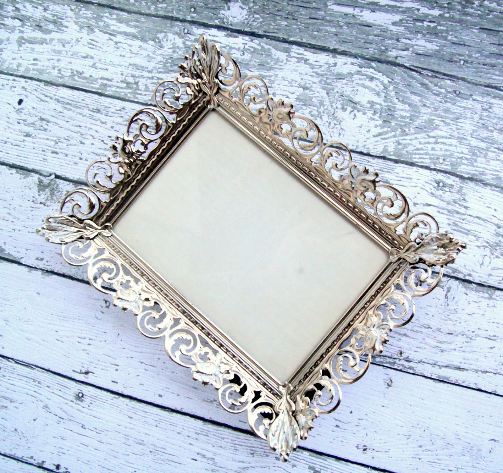 Repurposed Picture Frame Tray Tutorial The Cottage Mama