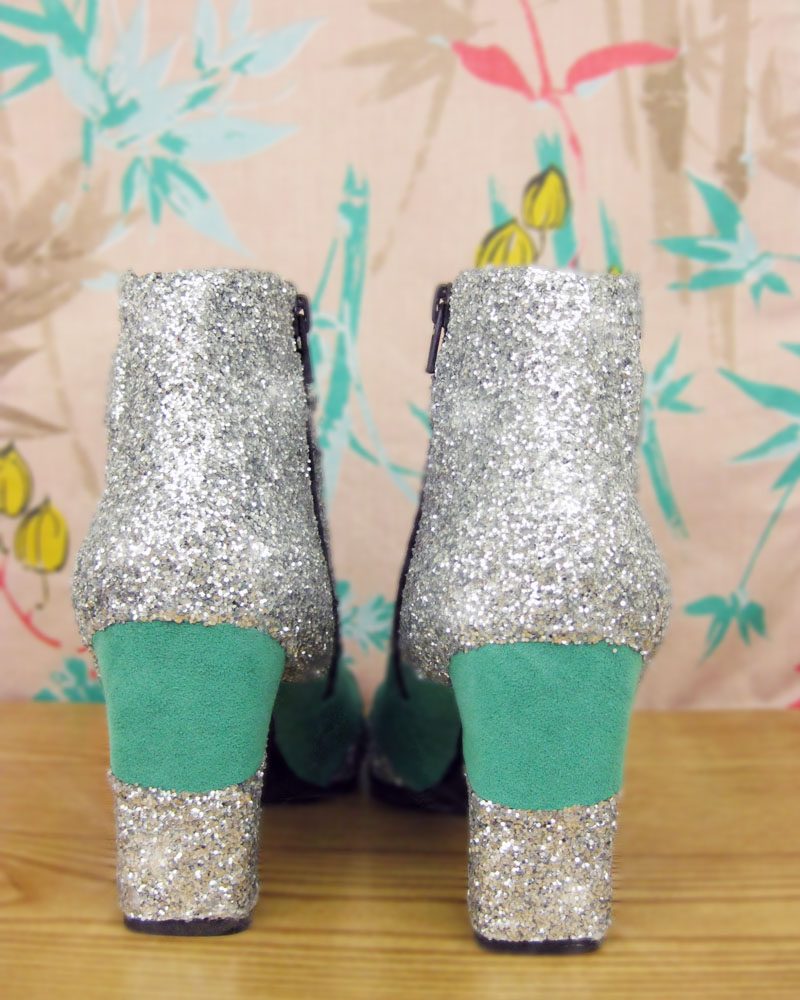 Wear The Canvas DIY Fri Glitter & Suede Shoes