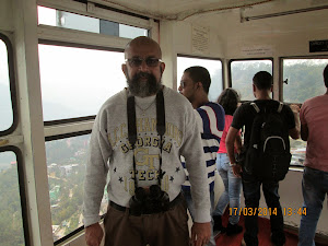 Inside "Cable-Car" of "Gangtok Ropeway".