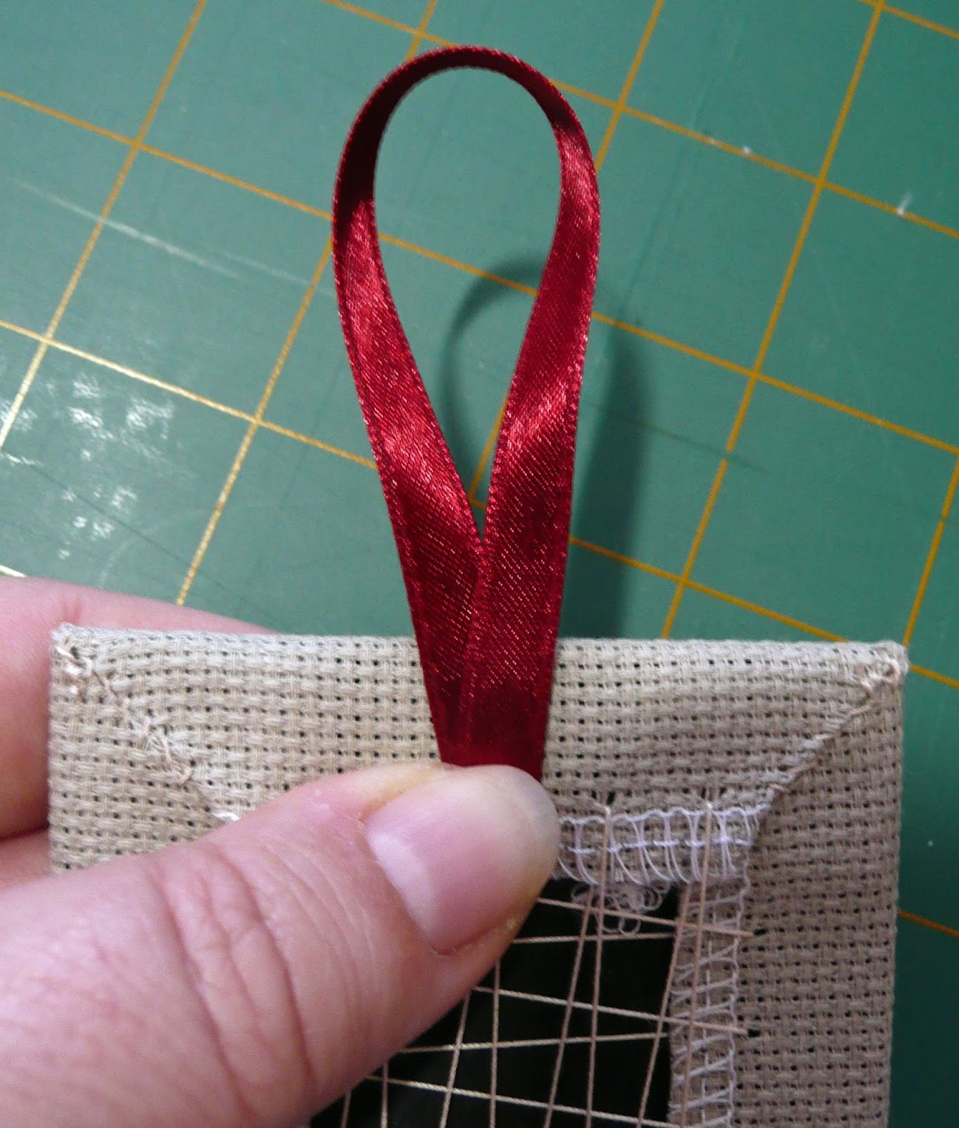 Focus on Finishing Christmas Ornament Tutorial