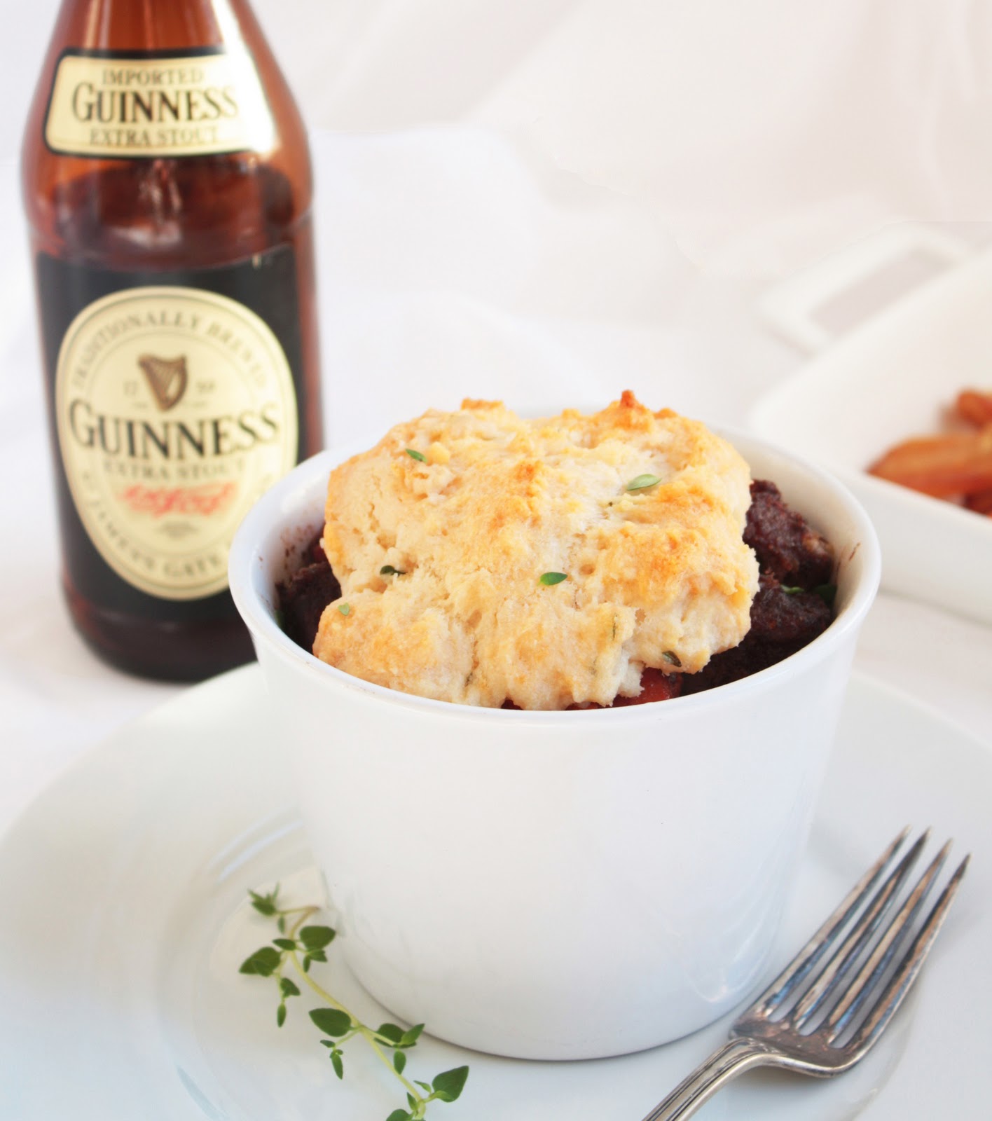 Beef in Stout with Cheddar Thyme Dumplings I Breathe I'm Hungry