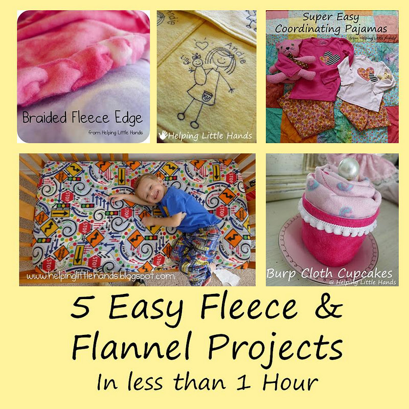 Pieces by Polly 5 Easy Fleece and Flannel Projects in Less than an Hour