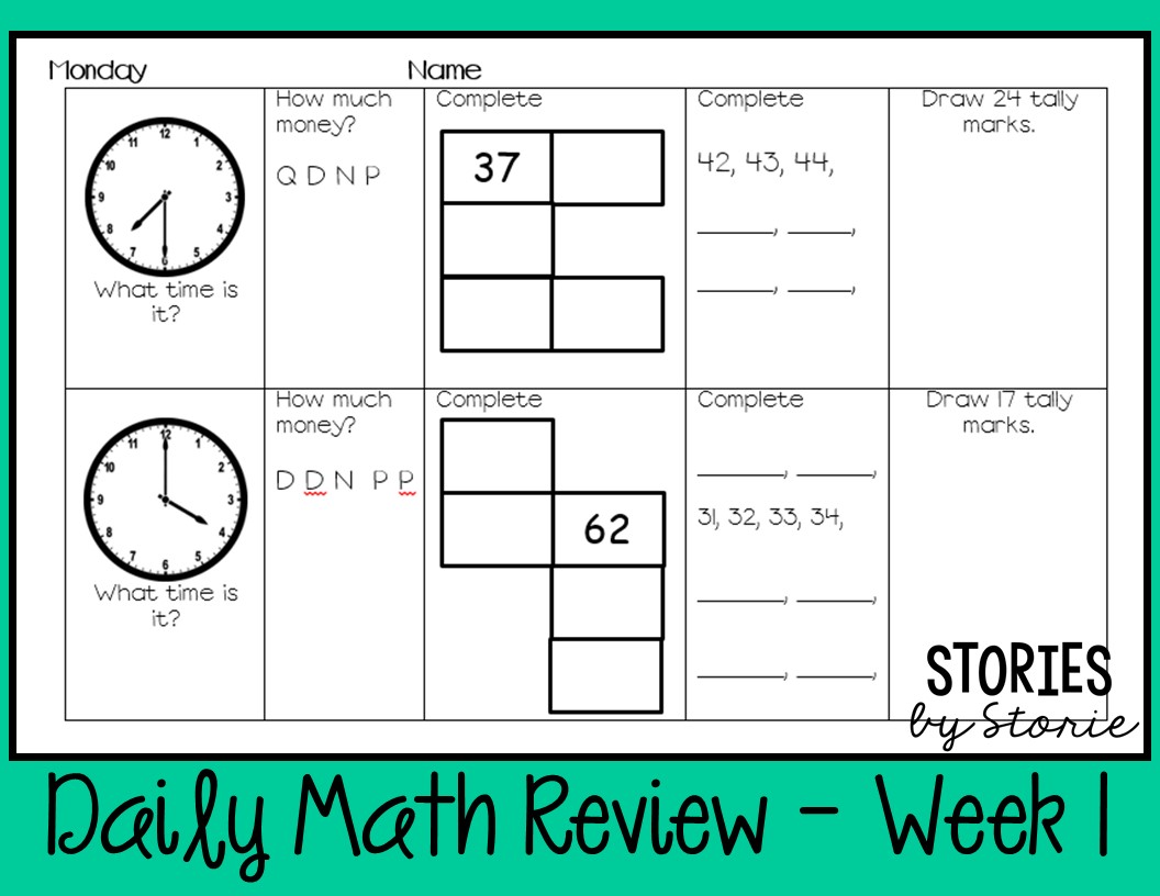 Slide1.JPG (1056×816) | Daily math review, Math review, Daily math