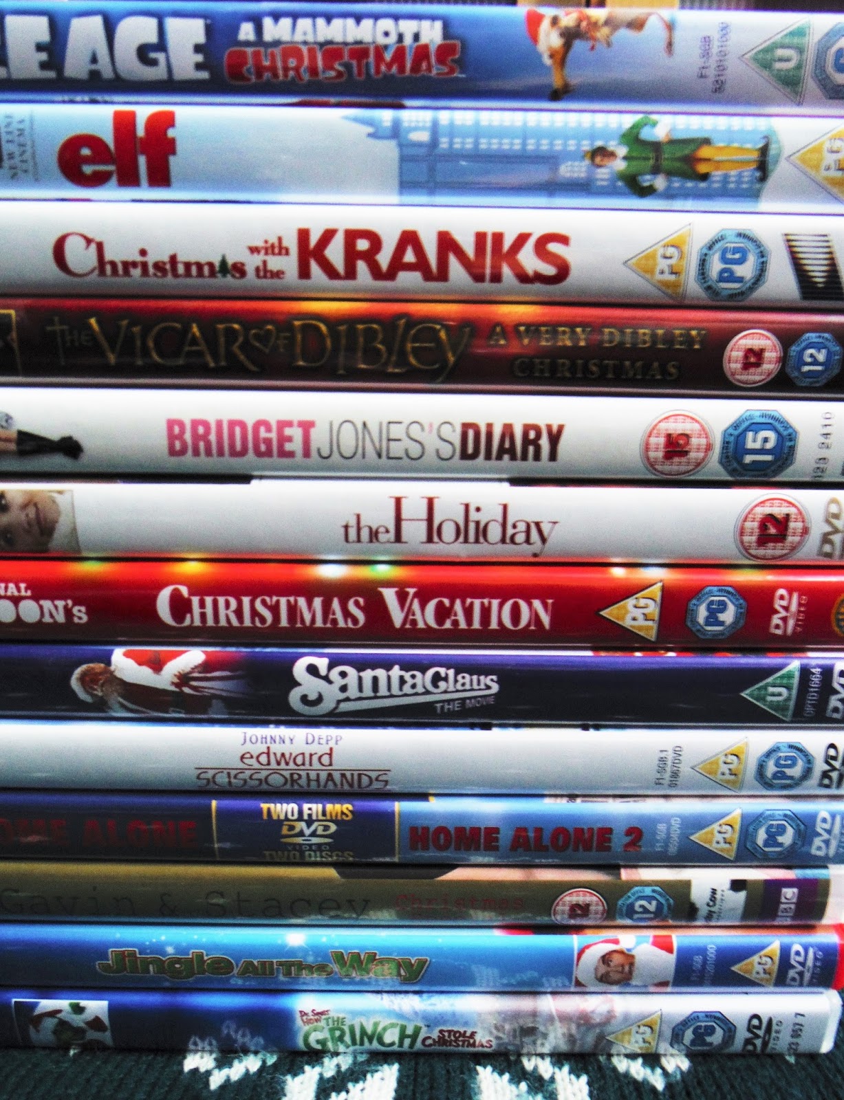 My Christmas DVD Collection