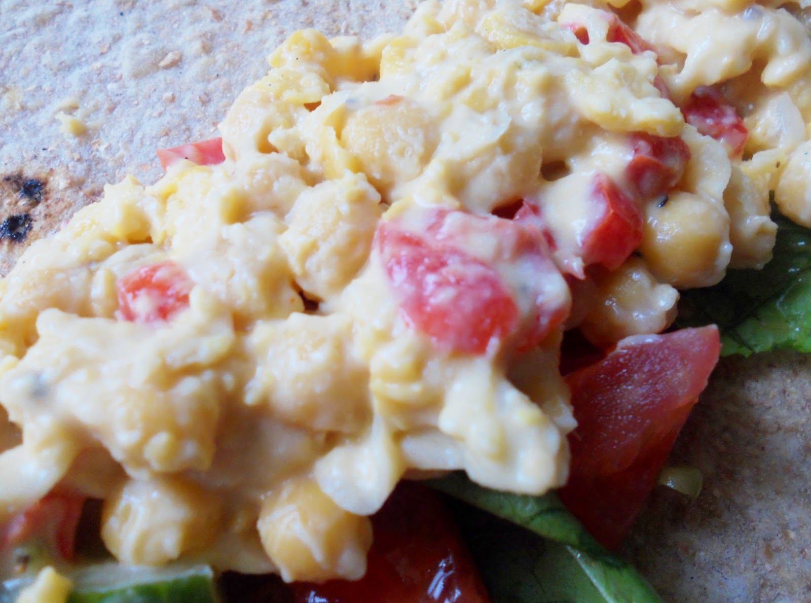 Chickpea Mayo Salad a great vegan sandwich filling