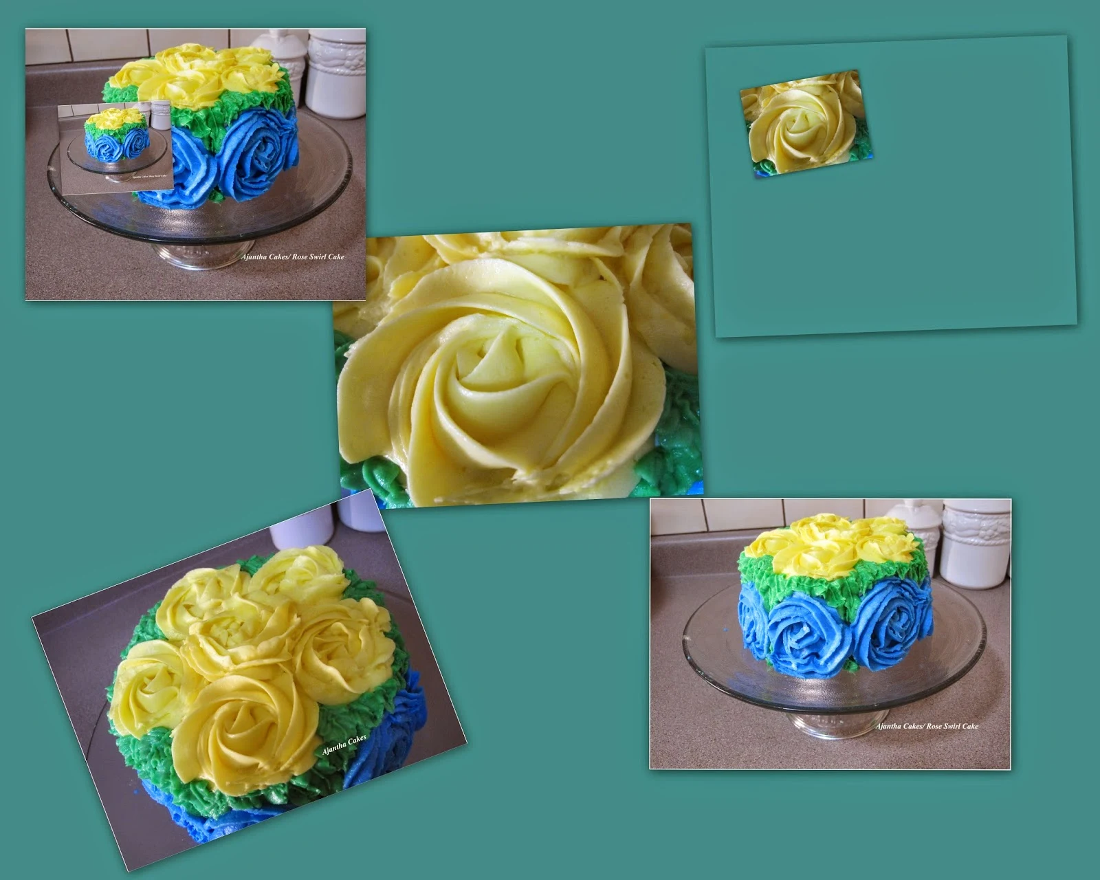 Ajantha Cakes/Rose Swirl Cake