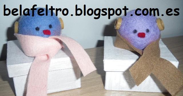 BELAFELTRO: Muñecos de nieve de bolas. Actividades con niños.
