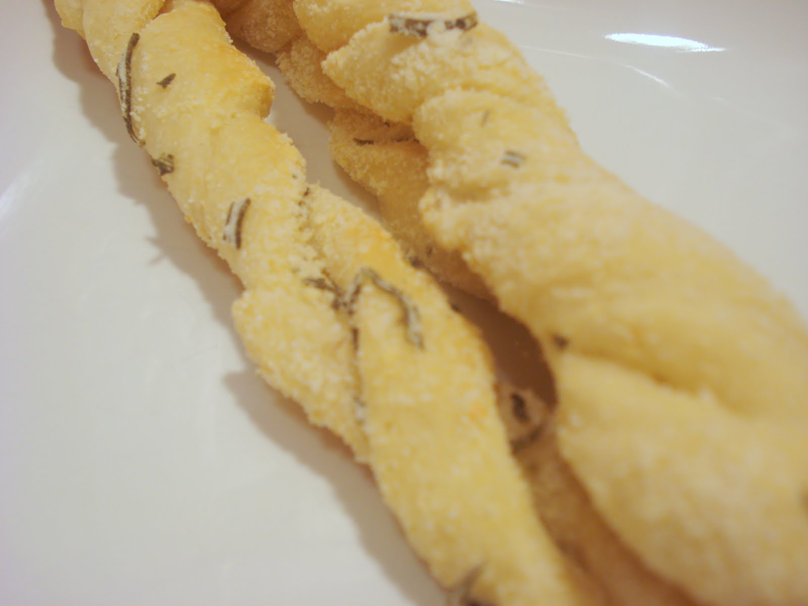 Dame Good Eats Cheese and Rosemary Breadsticks