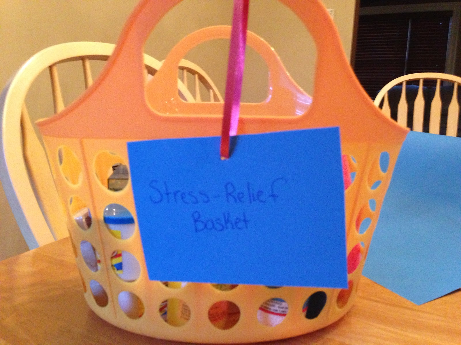 Social work practice with children and families StressRelief Basket