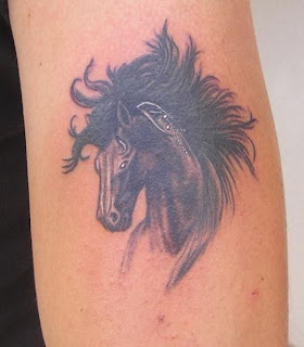 Horse Head Tattoo design photo gallery - Horse Head Tattoo ideas