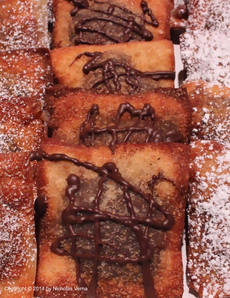 ItalianFusion Fried Chocolate Pancetta Ravioli