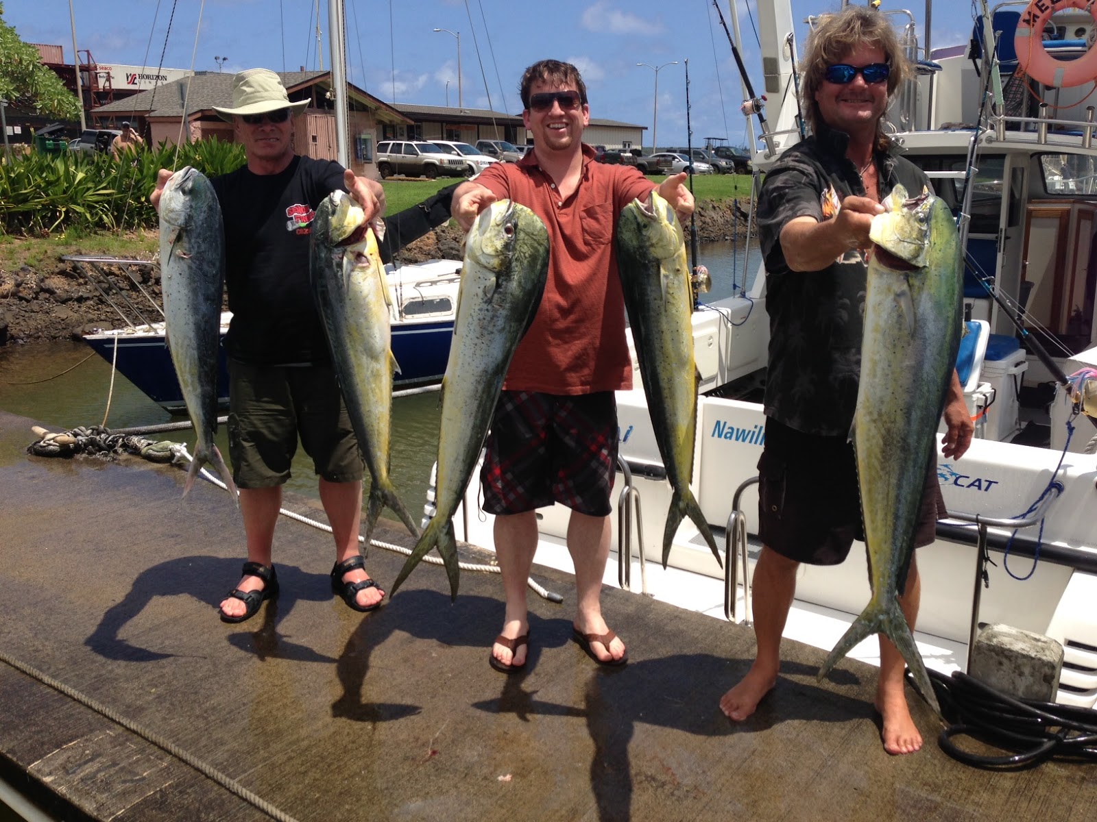 Clure Fishing Chaters Kauai Hawaii Kauai Mahimahi Frenzie