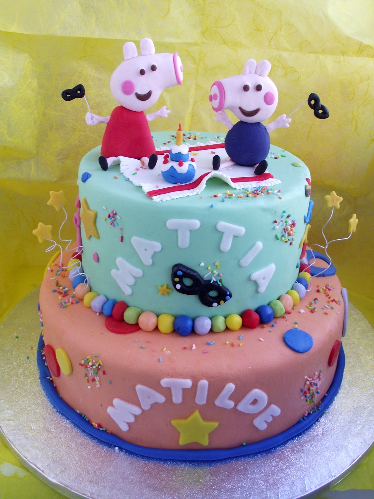 Lui e Lei in Cucina Peppa Pig a Carnevale di Valeria