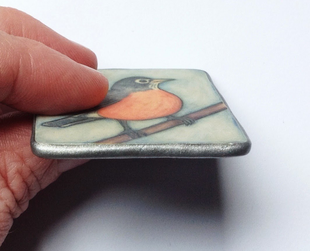 Inkjet Transfers to Polymer Clay Ready for Jewellery Making