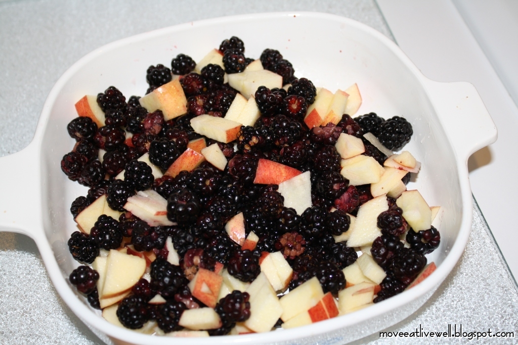 Move. Eat Healthy. Live Better. Blackberry Apple Cobbler