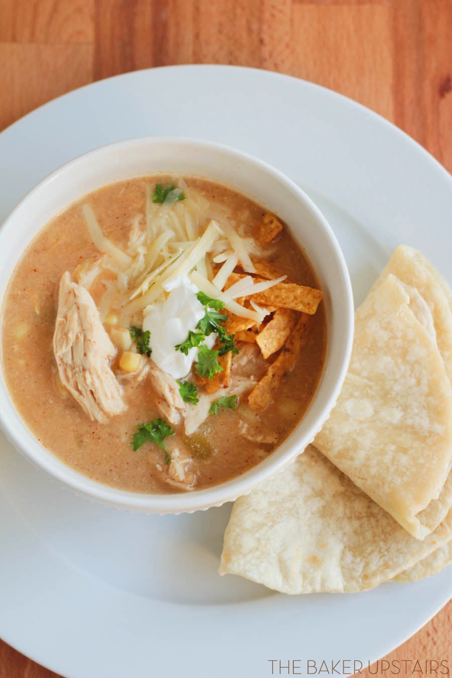 Slow Cooker Chicken Chili The Baker Upstairs