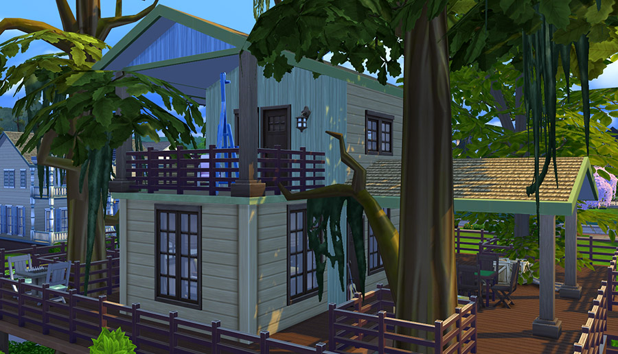 Urban Treehouse Sims 4 Houses