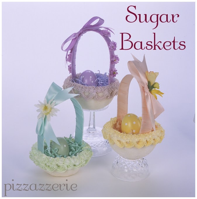 Barbara's Beat MOMtreprenuer Baker of the Day Sugar Baskets for Easter