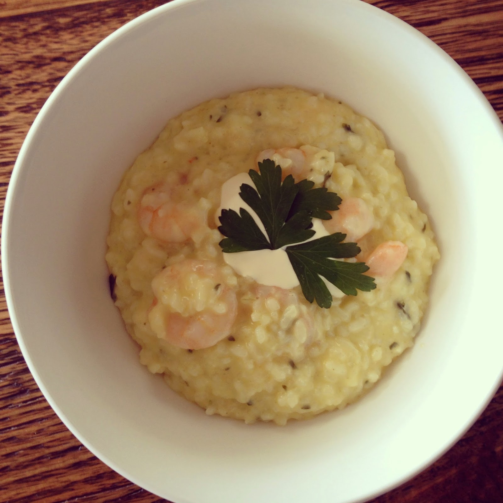 Nat's Thermomixen in the Kitchen Creamy Garlic Prawn Risotto