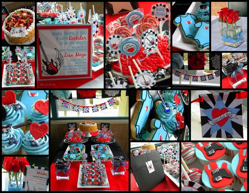 MKR Creations: Rock Star Baby Shower Theme
