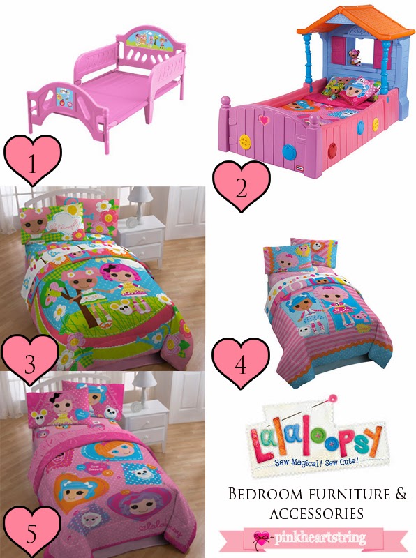 Pink Heart String Lalaloopsy Bedroom Furniture and Accessories for