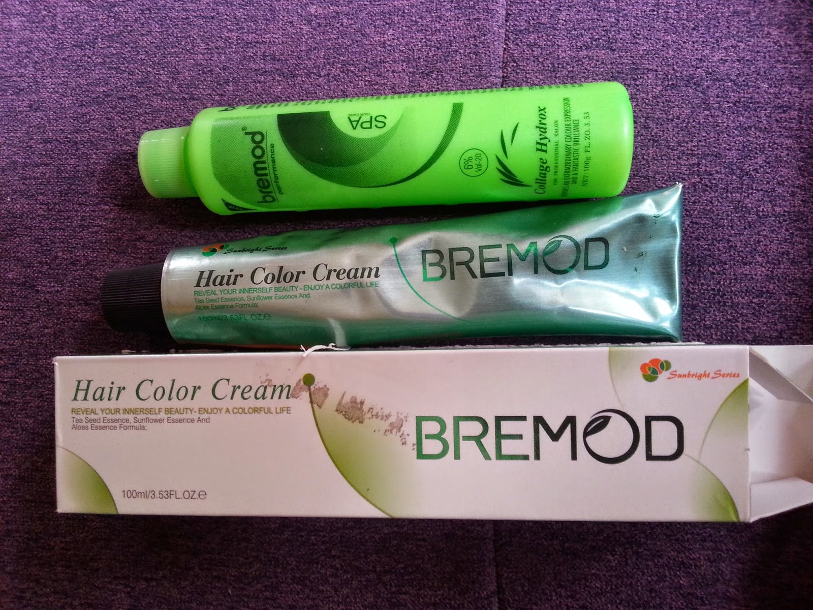 Star Bremod Purple Burgundy Hair Dye
