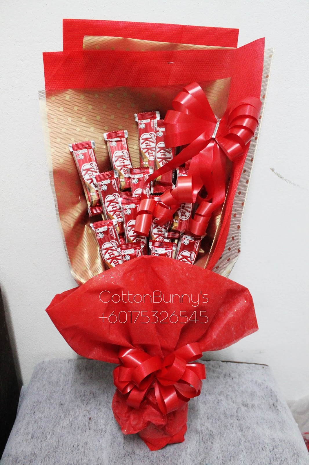 KitKat Bouquet (Surprise Delivery Penang) CottonBunnys Florist