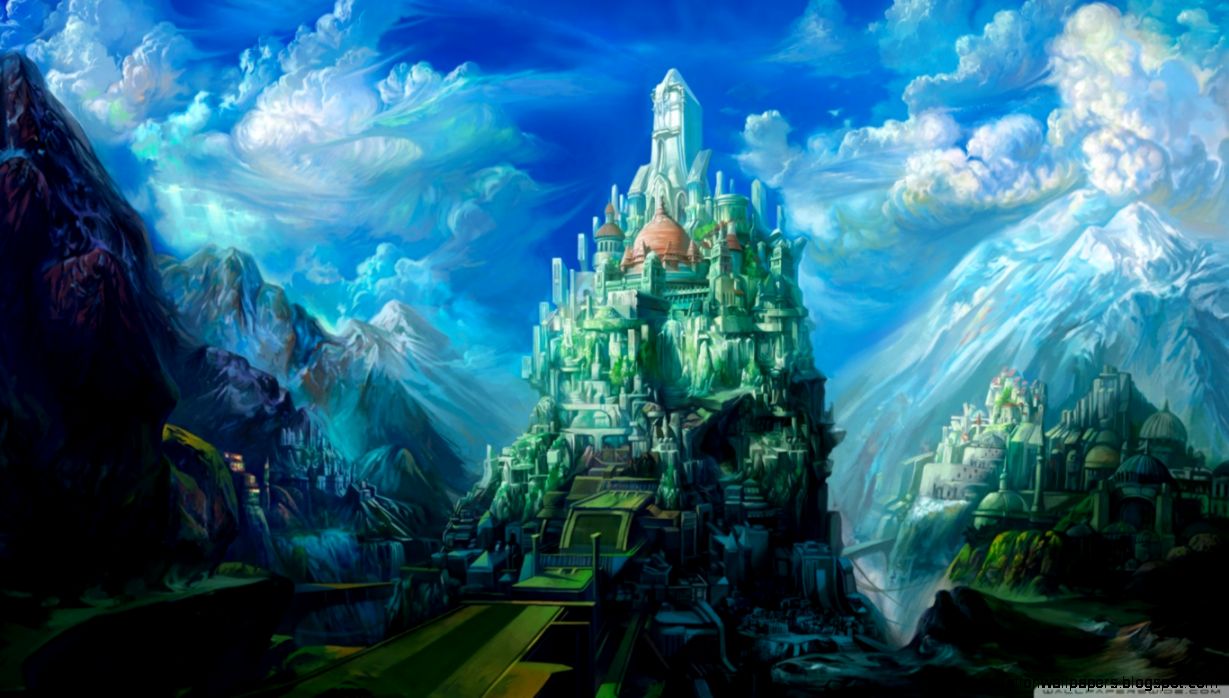 Fantasy Art Scenery by Chen Wei HD desktop wallpaper Widescreen Fantasy Art Scenery by Chen Wei HD desktop wallpaper Widescreen