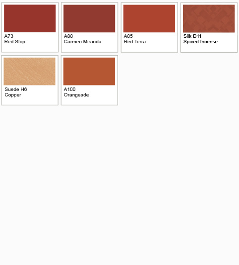 deep burnt orange