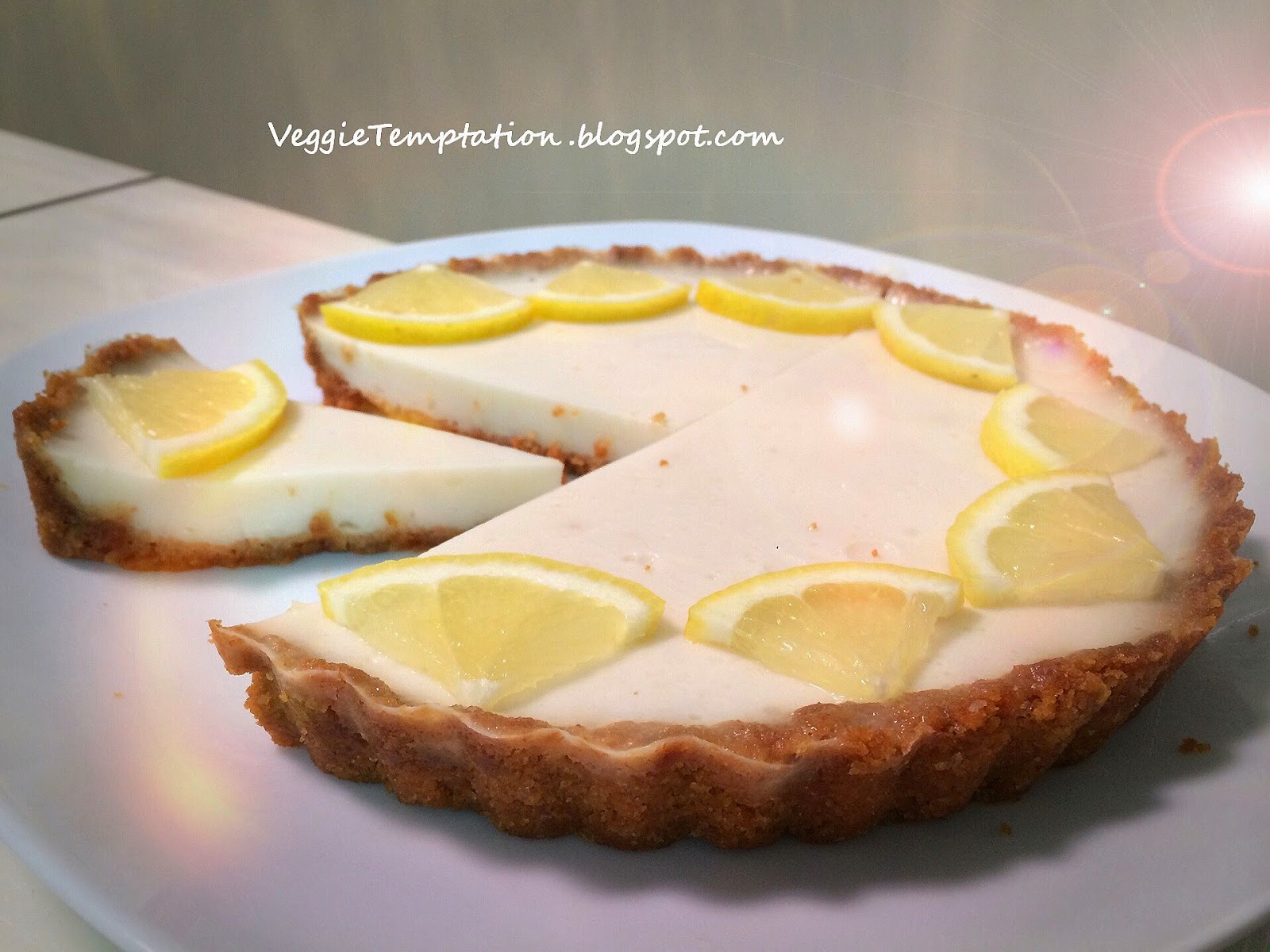 ♥ Veggie Temptation Vegan Creamy Lemon Tart