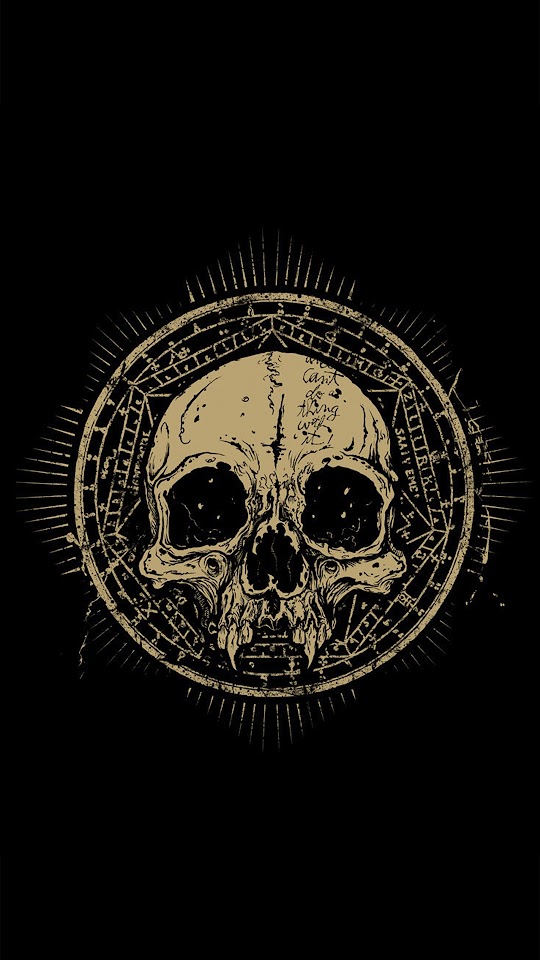 Skull Talisman Grunge  Galaxy Note HD Wallpaper
