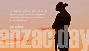 This week was ANZAC day and it really crept up on me more so that . (anzac day)