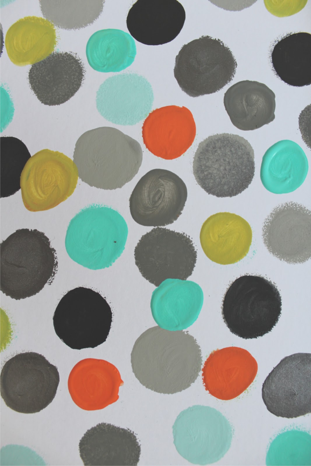 Love, Jessica Anne DIY Polka dot wall art