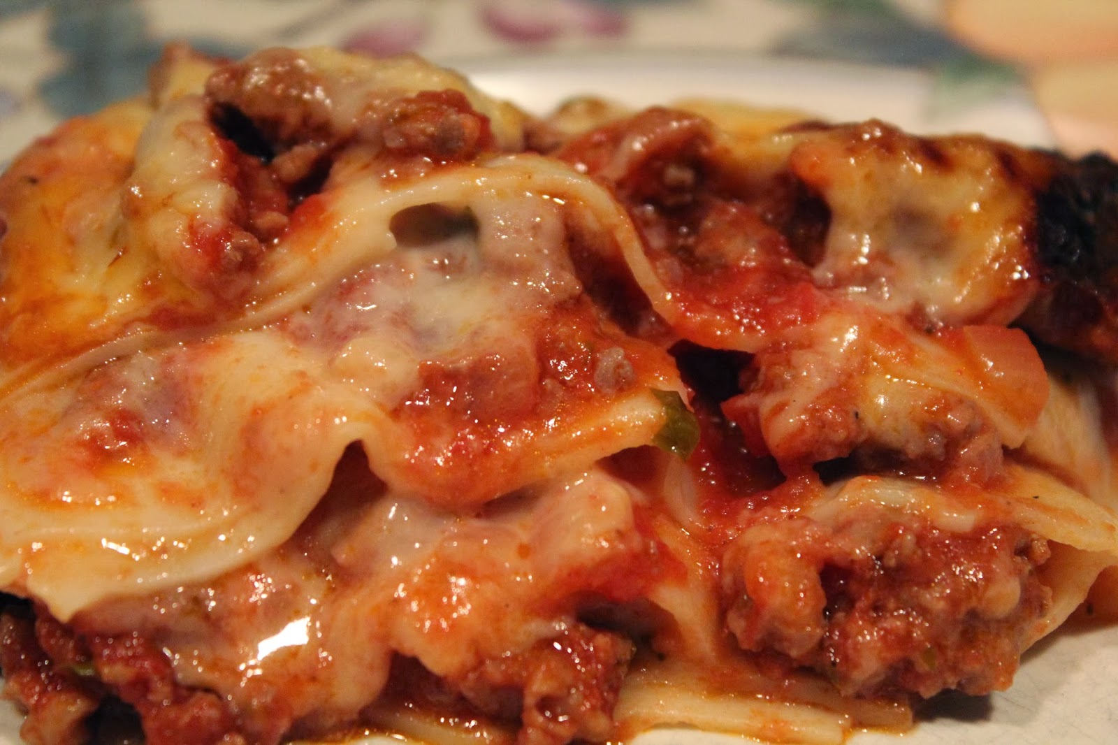 Sisters Luv 2 Cook Homemade Lasagne Noodles and Meat Sauce