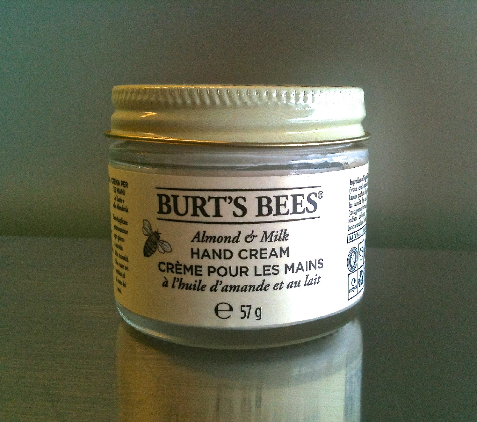 burt's bees hand cream almond and milk