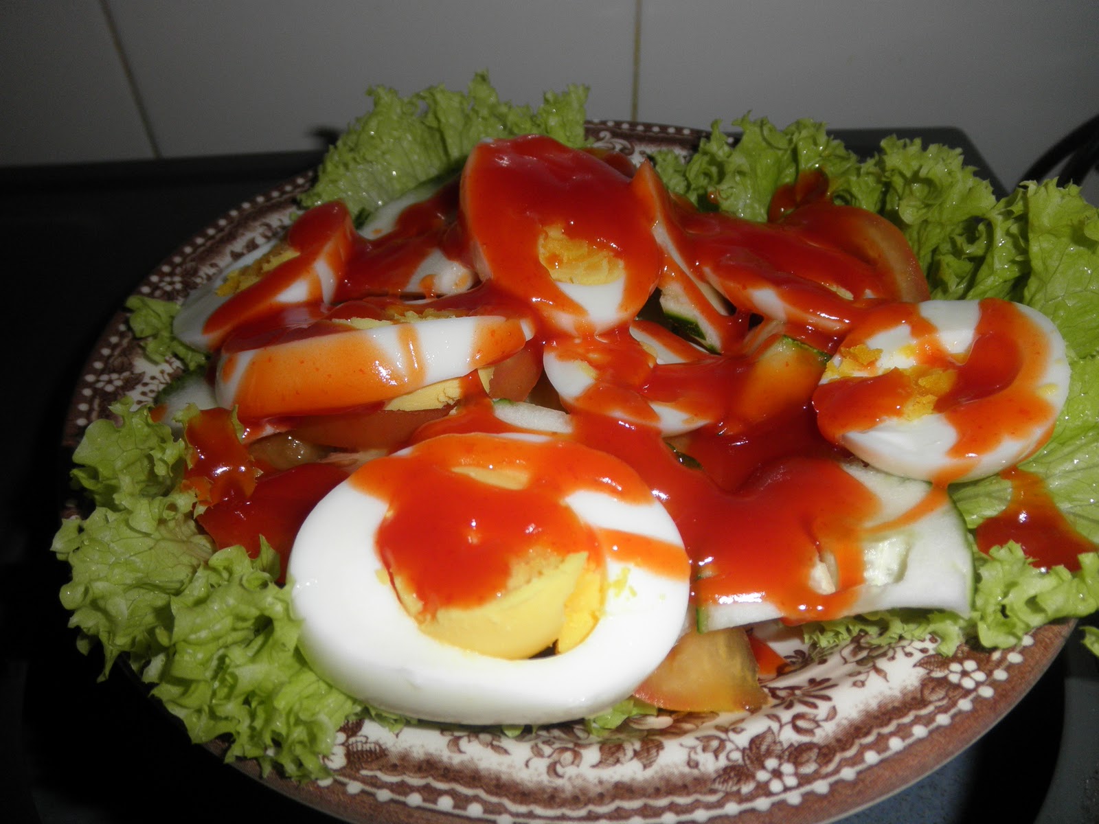 Resepi Ummu Aimy SALAD TELUR