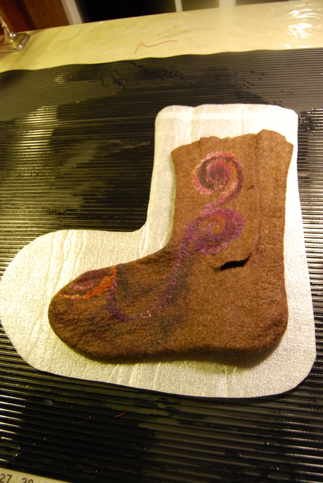 i felt like it New Leather & Felt Boots