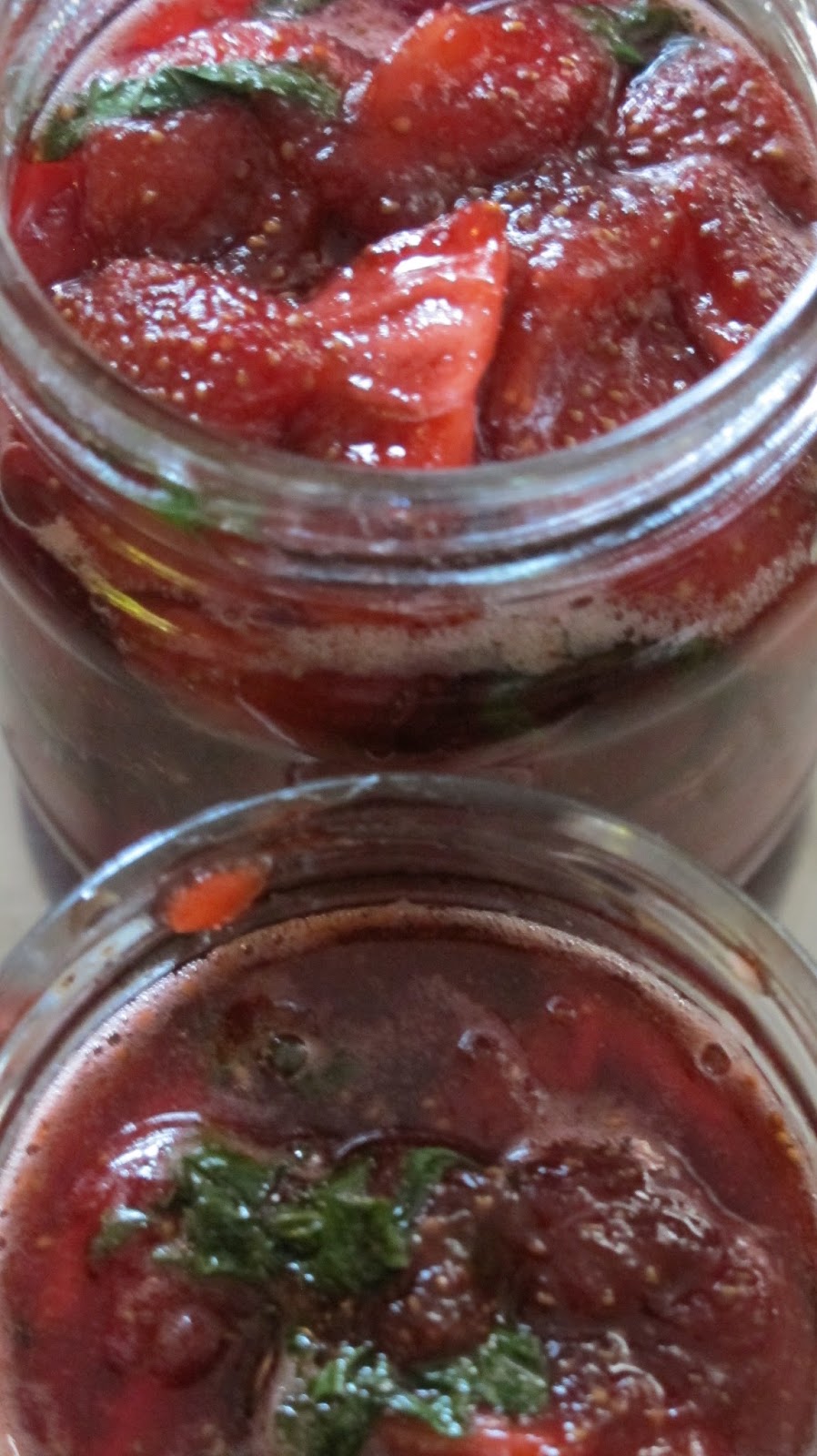 Confiture de fraises à la menthe Le Blog de Cuisine en bouche