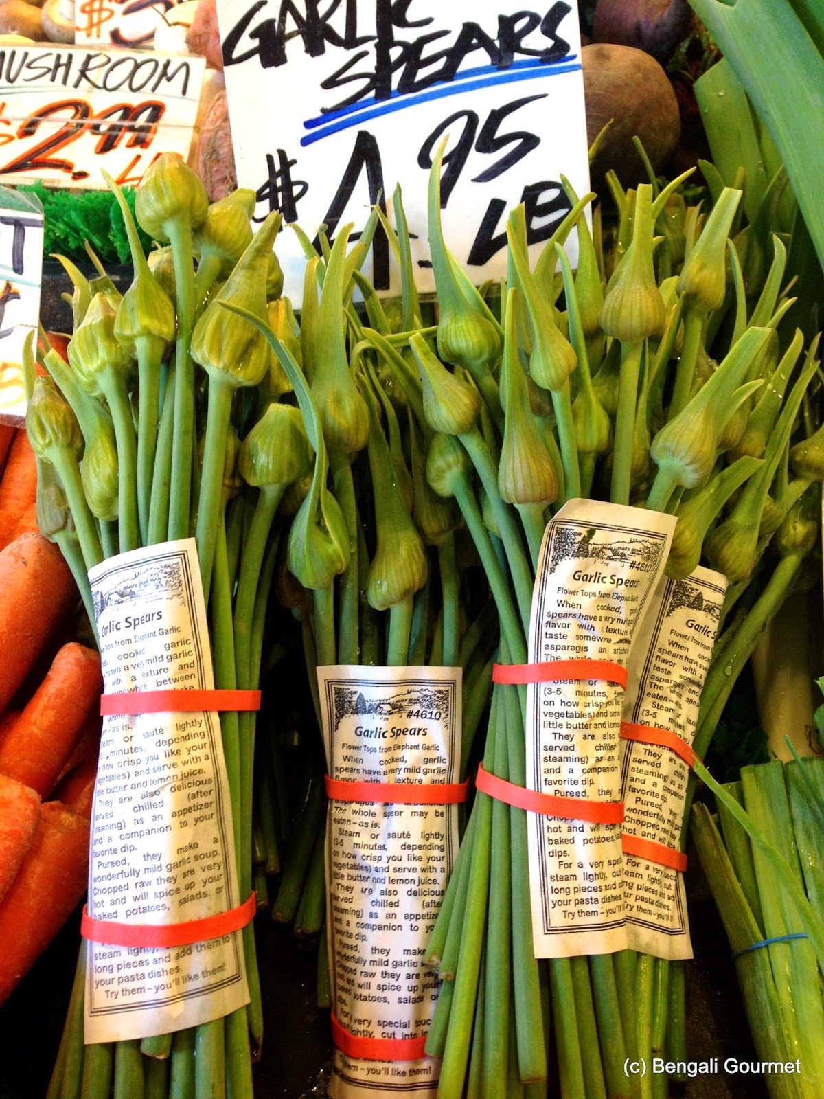The Bengali Gourmet's Blog A Bengali Recipe for Garlic Chives