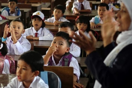 kurikulum 2013 diterapkan di seluruh sekolah untuk kelas i ii iv dan v